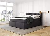 Betten Jumbo King Boxspringbett 180x200 cm 7-Zonen TFK Härtegrad H3 und...