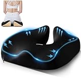 WUFANC Sitzkissen Orthopädisch, Steißbeinkissen aus Memory Foam, Ergonomisches...