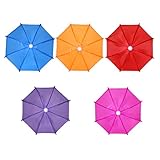 STOBOK 5 Stückke Mini Regenschirm Spielzug Puppenhaus Regenschirm Miniaturen...