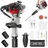Garbenat Benzin Pfahlramme 32.7CC 2 Takt Motor Pfostentreiber 2 IN 1 Benzin...