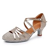 Rosefinch Damen Latein Salsa Tanzschuhe Geschlossene Zehe Mode Tango Cha-Cha...