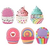 NVIYAM 300 Stück Muffinform Papier Muffinförmchen Papier Muffins...
