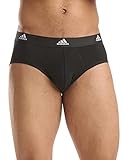 Adidas Herren Slip (3er Pack) Unterhosen (Gr. S - 3XL) - bequeme Unterhosen,...