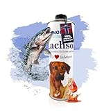 NordicVital Premium Lachsöl Hunde & Katzen 1000ml Weißblechdose – 100%...