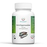 Medari -Grünlippmuschel 1500mg • Gefriergetrockneter 5:1 Extrakt Tagesdosis...