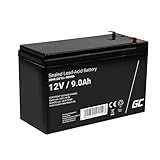 Green Cell AGM 12V 9Ah Akku VRLA Blei-Batterie Bleiakku Ersatzakku Gelakku...