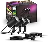 Philips Hue White & Color Ambiance Lily Gartenspot Basis Set 3er Pack (1.770...