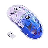 FREEWOLF A2 Kabellose Gaming-Maus, Dual-Mode 2,4G/Bluetooth PC-Gaming-Mäuse,...