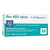 Ibu 400 akut - 1 A Pharma, 400 mg Tabletten mit Ibuprofen (30 Stck.): Bei...