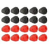 Cabilock 20St Simulation Himbeere simuliert Fruchtschmuck Obst-Modell-...