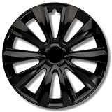 Radkappen 16 Zoll schwarz für Stahlfelgen - Deltanos Radzierblenden in 13-16...