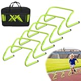 CEEDIR 6er Set Speed/Agility Training Hürden Höhenverstellbar 20/30 cm...
