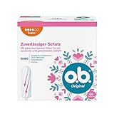 o.b. Original Super, Tampons für starke Tage mit StayDry Technologie und...