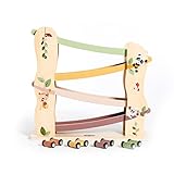 Tiny Love Spielzeug Holz-Rennwagen Rampe, Autorennbahn Holz mit 4...