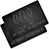 GranHin RFID Blocker Karte 2er Set Active Blocker - NFC Störsender - E-Field...