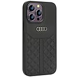 Audi Genuine Leather Hülle für iPhone 14 Pro Max 6.7' Schwarz Hard...