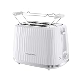 Russell Hobbs Toaster [für 2 Scheiben] Eden (6 Bräunungsstufen, Hebefunktion,...