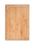 GRANA HOME CHOPPY – Robustes Bambus-Schneidebrett mit Saftrinne - Nachhaltiges...