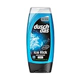 Duschdas 2-in-1 Duschgel & Shampoo Ice Kick Duschbad mit eiskaltem Duft sorgt...