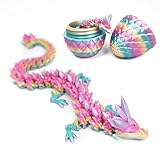 DUOCIYUAN 3D Gedrucktes Drachenei, Drachen Spielzeug Überraschungsdrache Im Ei...