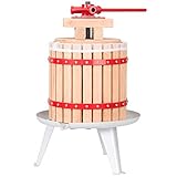 tectake® Saftpresse manuell, Obstpresse, mechanische Presse, Entsafter für...