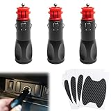 3 Stück Auto Zigarettenanzünder Stecker,Zigarettenanzünder 12v Auto Zigarette...