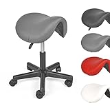 Mingone Sattelhocker Ergonomischer Bürohocker 360° Drehbarer Hocker...