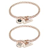 Theluckytag Verbessertes QR-Code-Armband für Damen, medizinisches...