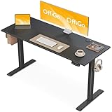 OffiGo Höhenverstellbarer Schreibtisch, 140 cm Elektrischer Schreibtisch,...