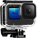 TELESIN 60M Wasserdichtes Gehäuse Hülle für GoPro Hero 12 Hero 11 Hero 10...