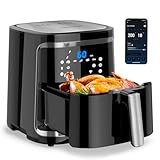 Aigostar Cube Smart- Intelligente Heißluftfritteuse, 1900W, 7 Liter, WLAN-...