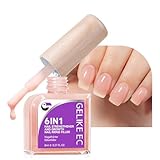 Gelike ec Nagelhärter Wachstums Nagel Rillenfüller: 6 in 1 Nudepink...