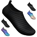 WateLves Wasserschuhe für Damen Herren Kinder Unisex Badeschuhe Schwimmschuhe...