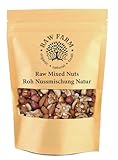 1 kg Roh Nussmischung Natur – 4 Sorten: Haselnüsse, Mandeln, Cashewkerne &...