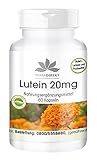 Lutein 20mg - mikroverkapselt - 60 Kapseln - vegan | HERBADIREKT by Warnke...