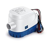 OurLeeme Bilgepumpen, 12V 1100GPH Automatische Bilgenpumpe Marine Tauch Bilge...