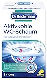 Dr. Beckmann Aktivkohle WC-Schaum | für intensive Sauberkeit in der Toilette |...