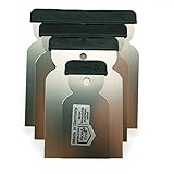 Japanspachtel Edelstahl rostfrei säurefest flexibel 4tlg Set Flächenspachtel...
