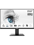 MSI PRO MP2412DE 23,8 Zoll Full HD Office Monitor - 1920 x 1080 VA Panel, 100...