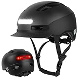 Shinmax Fahrradhelm Herren Damen, Helm Fahrrad mit Licht 5 Modi Fahrradhelm mit...