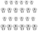 ASFINS Holzdübel Zentrierspitzen Set, 36 Stücke Edelstahl Dübelsetzer Dübelfix Holzdübel Markierspitzen, für Holzverarbeitung Holz Tenon Bit Werkzeug (6/8/10/12 mm)