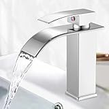 Minnhua Wasserhahn Bad Wasserfall Wasserhahn Edelstahl Waschbeckenarmatur...