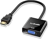 HDMI zu VGA Adapter - 1080P HDMI-Computer auf VGA-Monitor Adapter (Stecker auf...