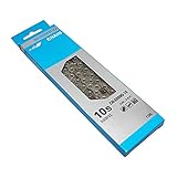 Shimano Unisex – Erwachsene E-Bike-Kette CN-E6090 10-Fach Fahrradketten, Grau,...