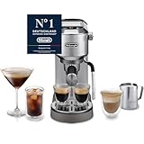 De'Longhi Dedica Duo - Perfetto Kompakte Siebträgermaschine Espressomaschine...