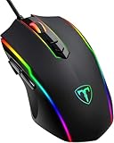 RGB Gaming Maus,Vollion Gamer Maus mit 8 Programmierbare Tasten...