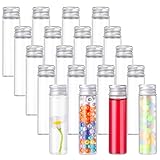 Smivyhp 20 Stück 20ml Glasflasche, Transparent Kleine Flaschen zum Befüllen,...