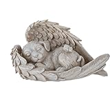 GmwyCzV Hund Grabsteine Statue, Hunde Engel Gedenkstatue, Hundegrabschmuck, Hund...