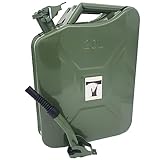 Troja Tactical Kraftstoffkanister 20l mit flexiblen Ausgießer, Dieselkanister,...