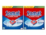 Somat Classic Power Spülmaschinen Tabs, 140 Tabs (2x 70 Tabs), Geschirrspül...